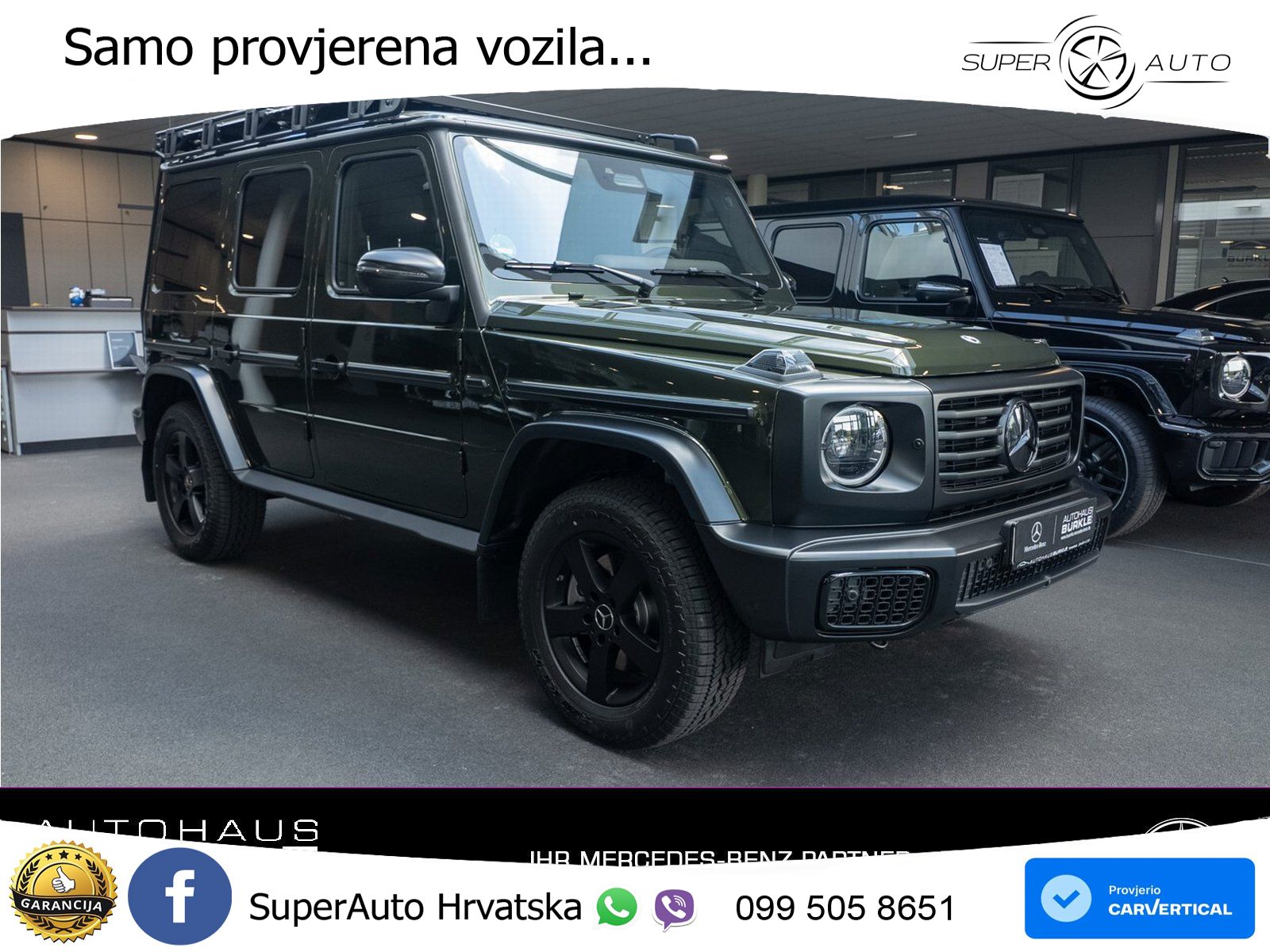 Mercedes G 450d Long (367 KS) 4MATIC 9G-TRONIC LED+GR SJED+ACC