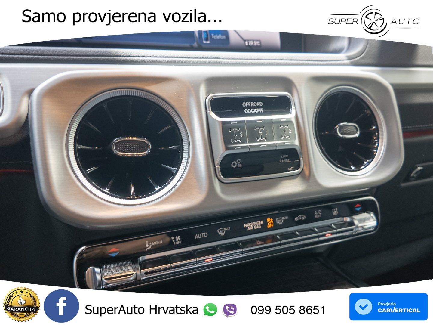 Mercedes G 450d Long (367 KS) 4MATIC 9G-TRONIC LED+GR SJED+ACC