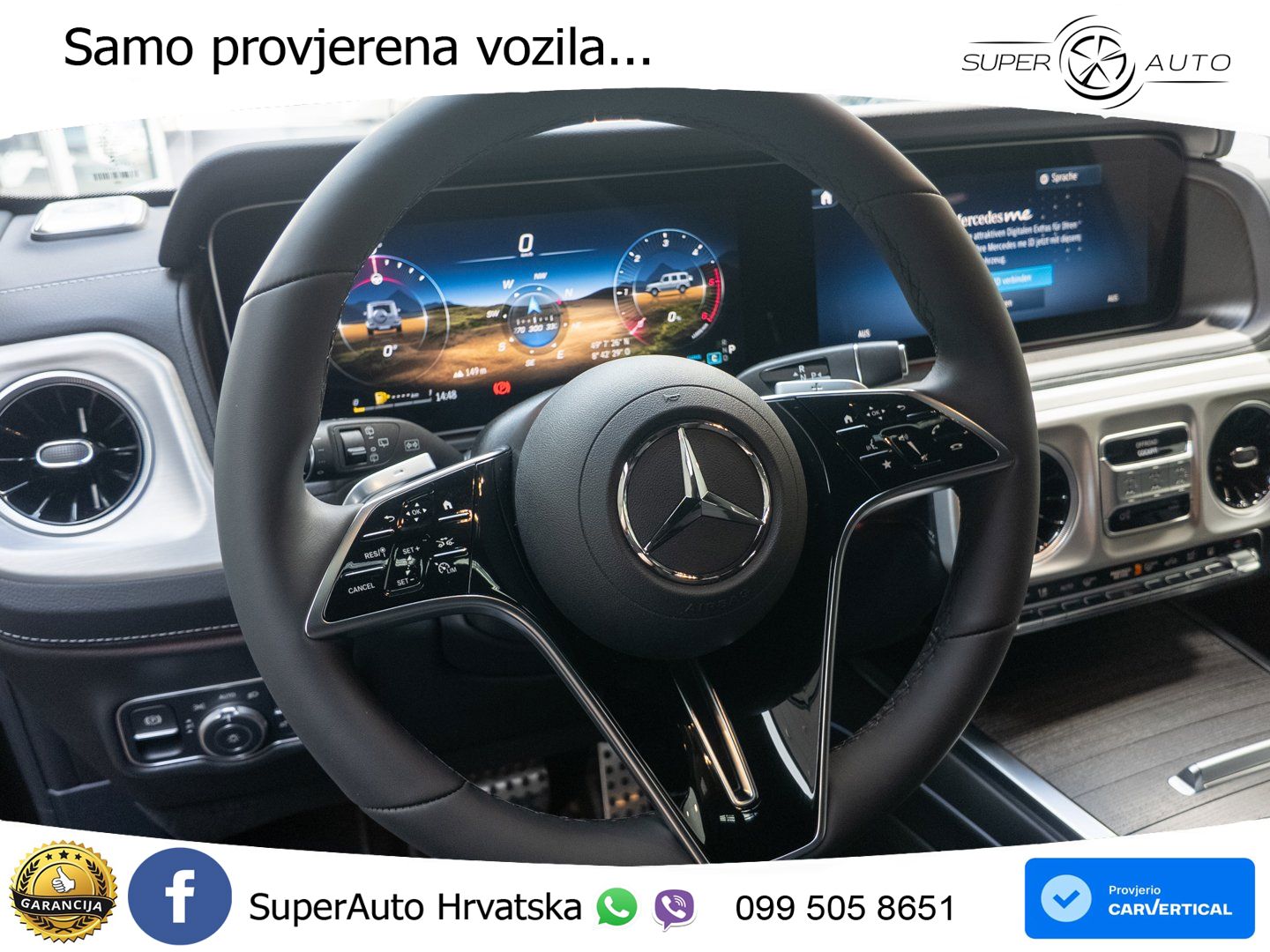 Mercedes G 450d Long (367 KS) 4MATIC 9G-TRONIC LED+GR SJED+ACC