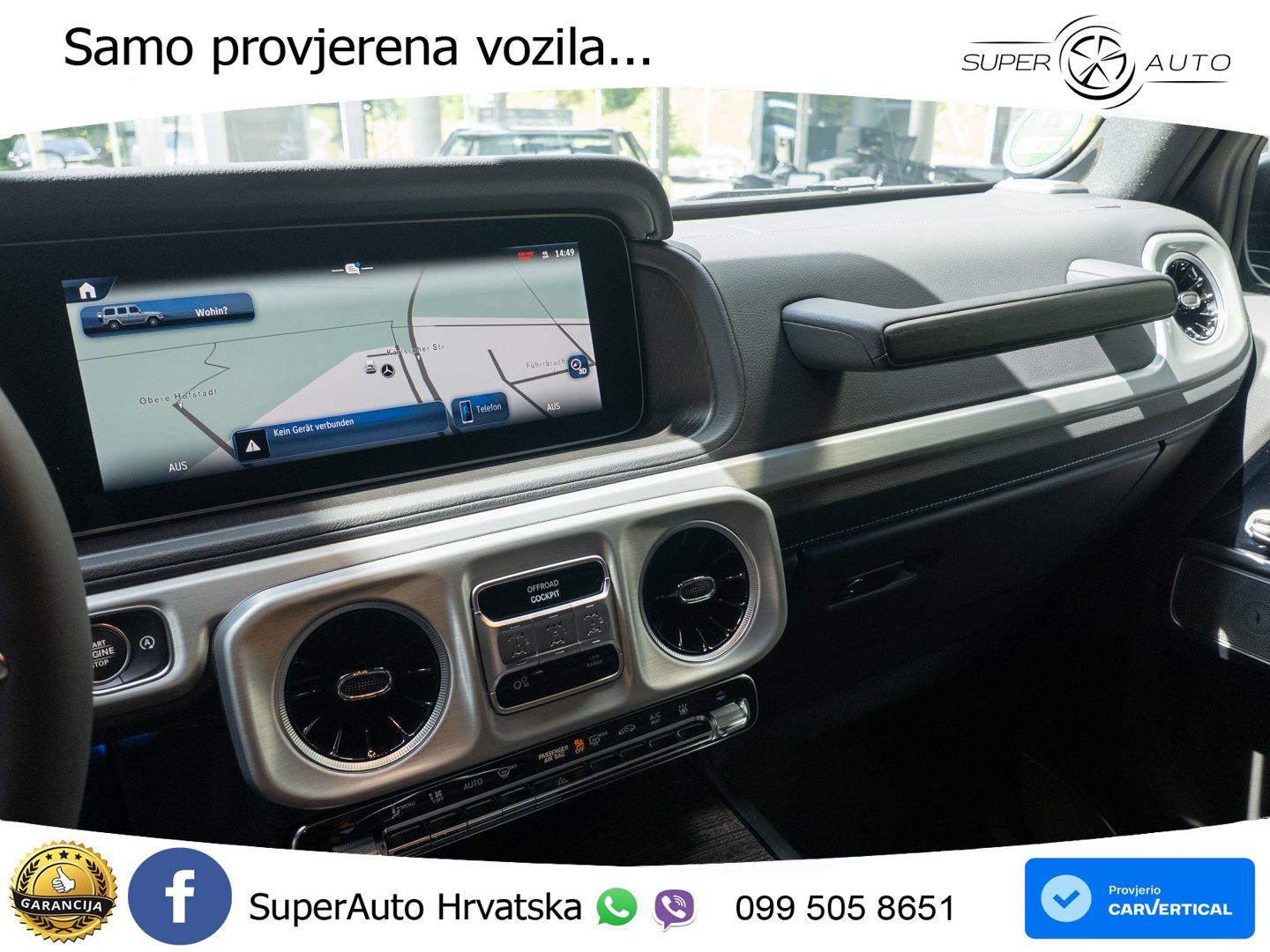 Mercedes G 450d Long (367 KS) 4MATIC 9G-TRONIC LED+GR SJED+ACC