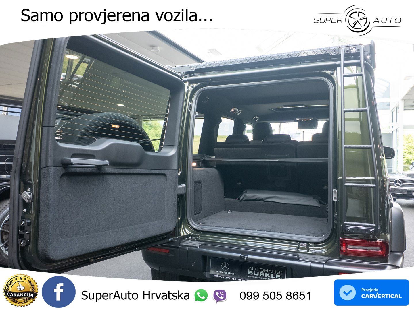 Mercedes G 450d Long (367 KS) 4MATIC 9G-TRONIC LED+GR SJED+ACC