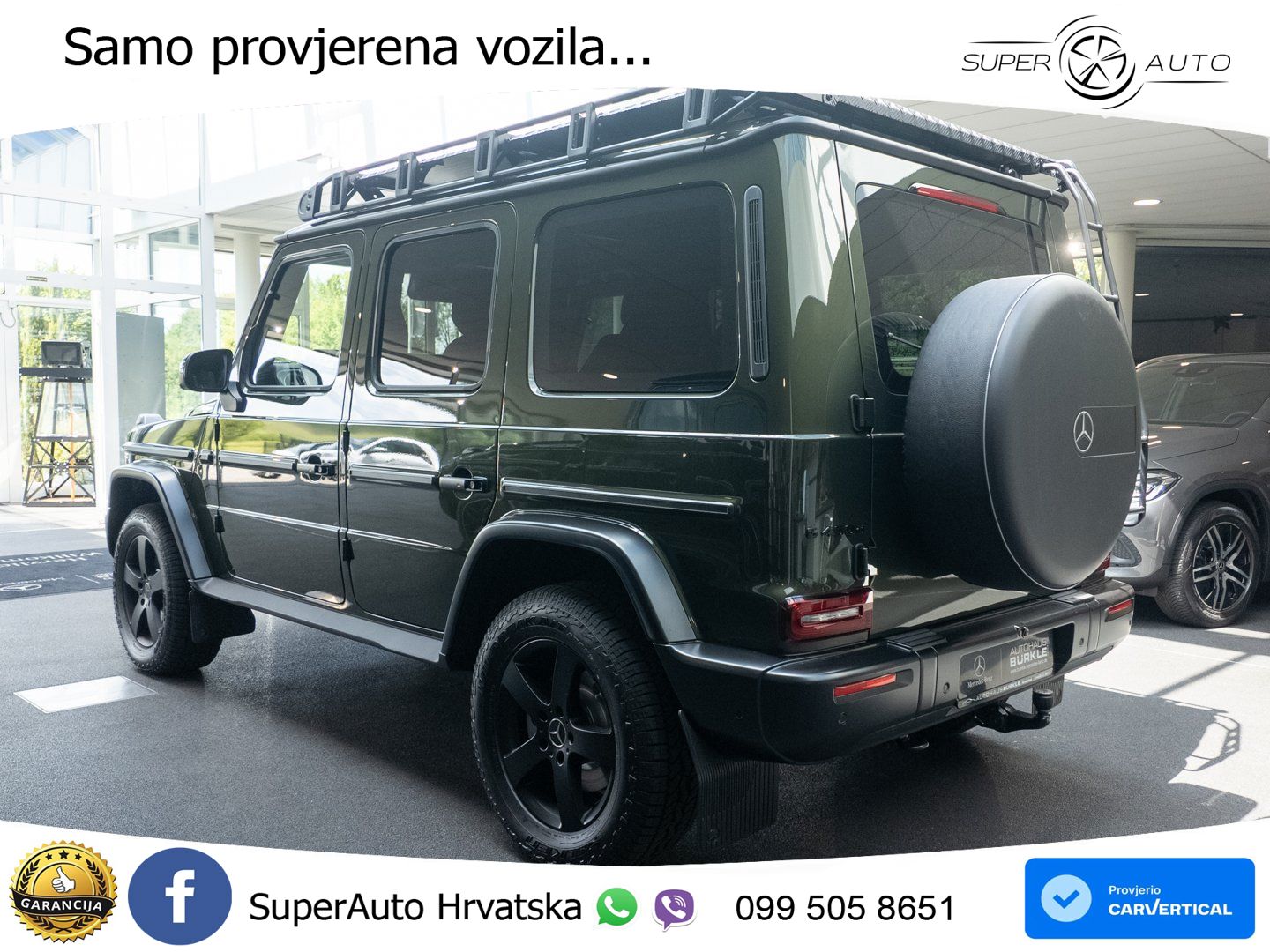 Mercedes G 450d Long (367 KS) 4MATIC 9G-TRONIC LED+GR SJED+ACC