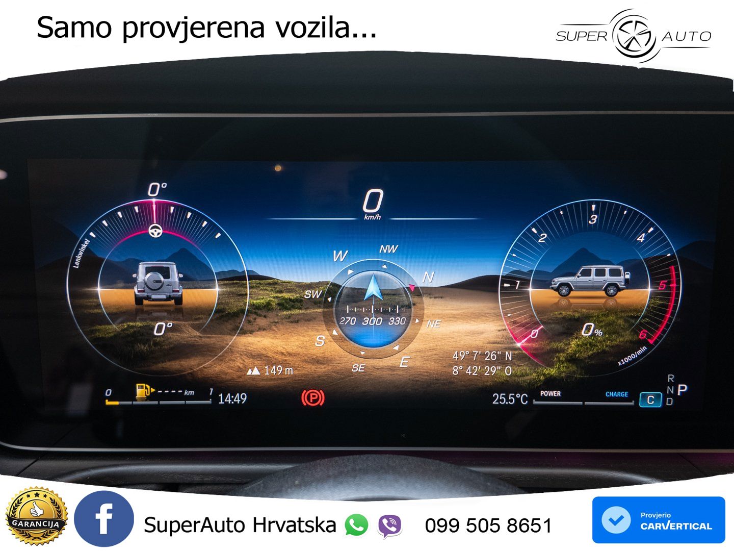 Mercedes G 450d Long (367 KS) 4MATIC 9G-TRONIC LED+GR SJED+ACC
