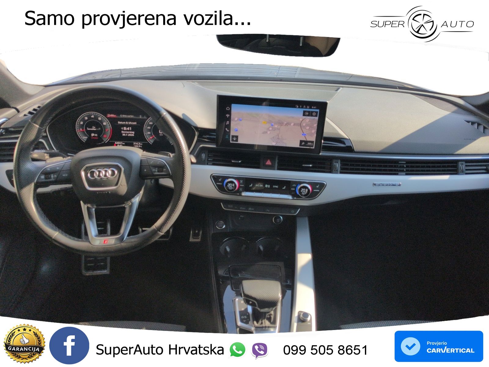 Audi A5 Sportback 45 TFSI (265 KS) quattro S tronic S line LED+GR SJED+ACC