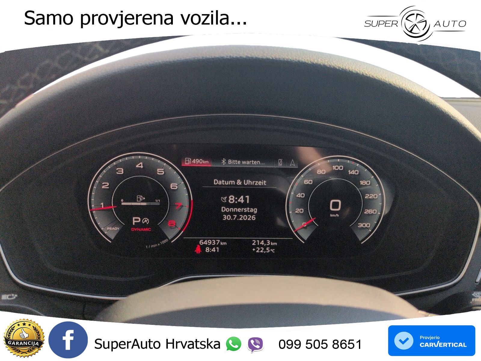 Audi A5 Sportback 45 TFSI (265 KS) quattro S tronic S line LED+GR SJED+ACC