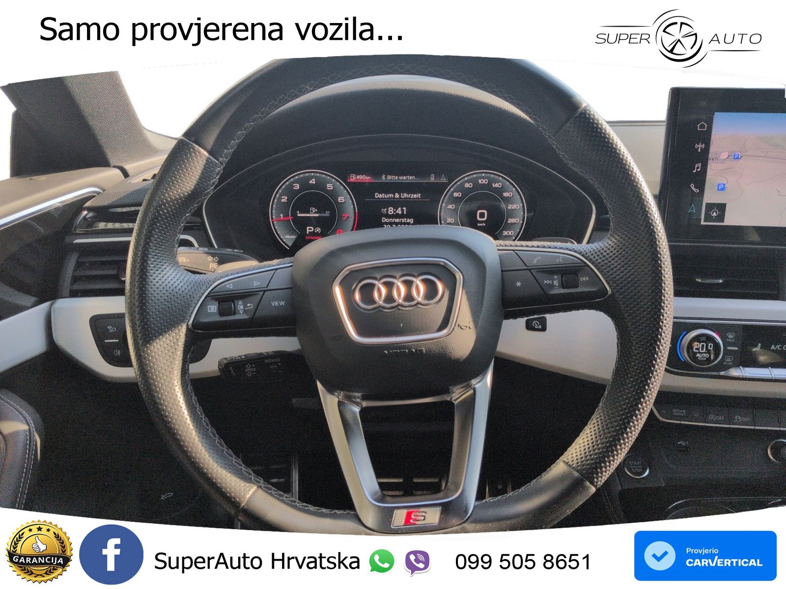 Audi A5 Sportback 45 TFSI (265 KS) quattro S tronic S line LED+GR SJED+ACC