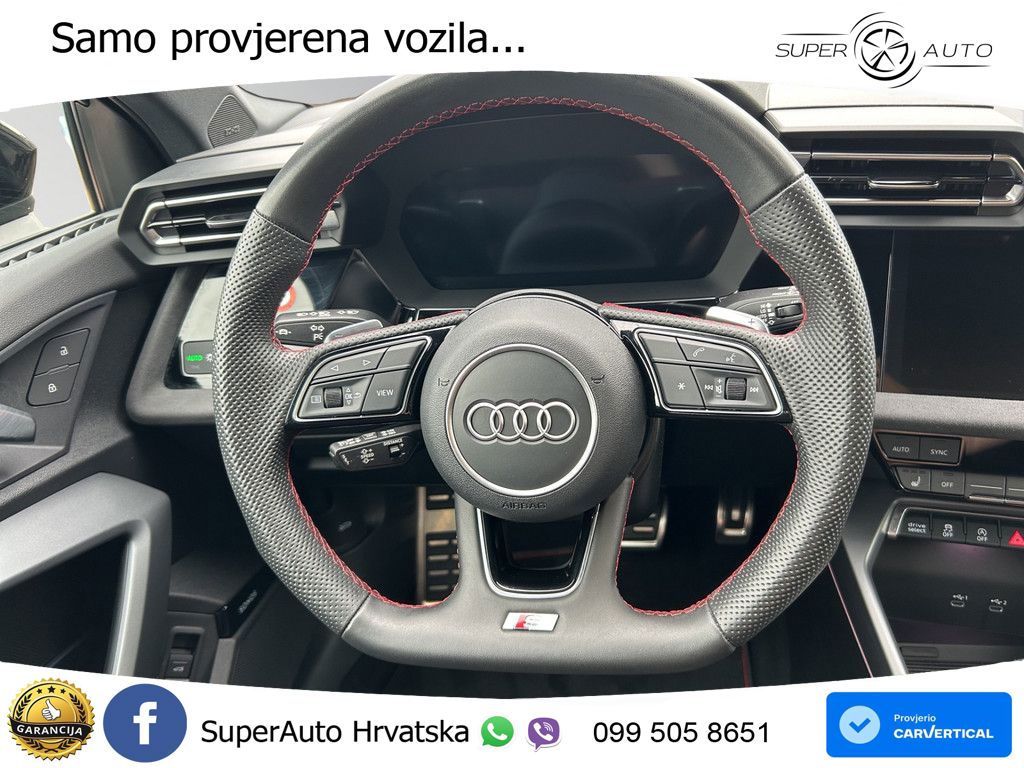Audi S3 2.0 TFSI (333 KS) quattro S tronic MATRIX+GR SJED+KAM