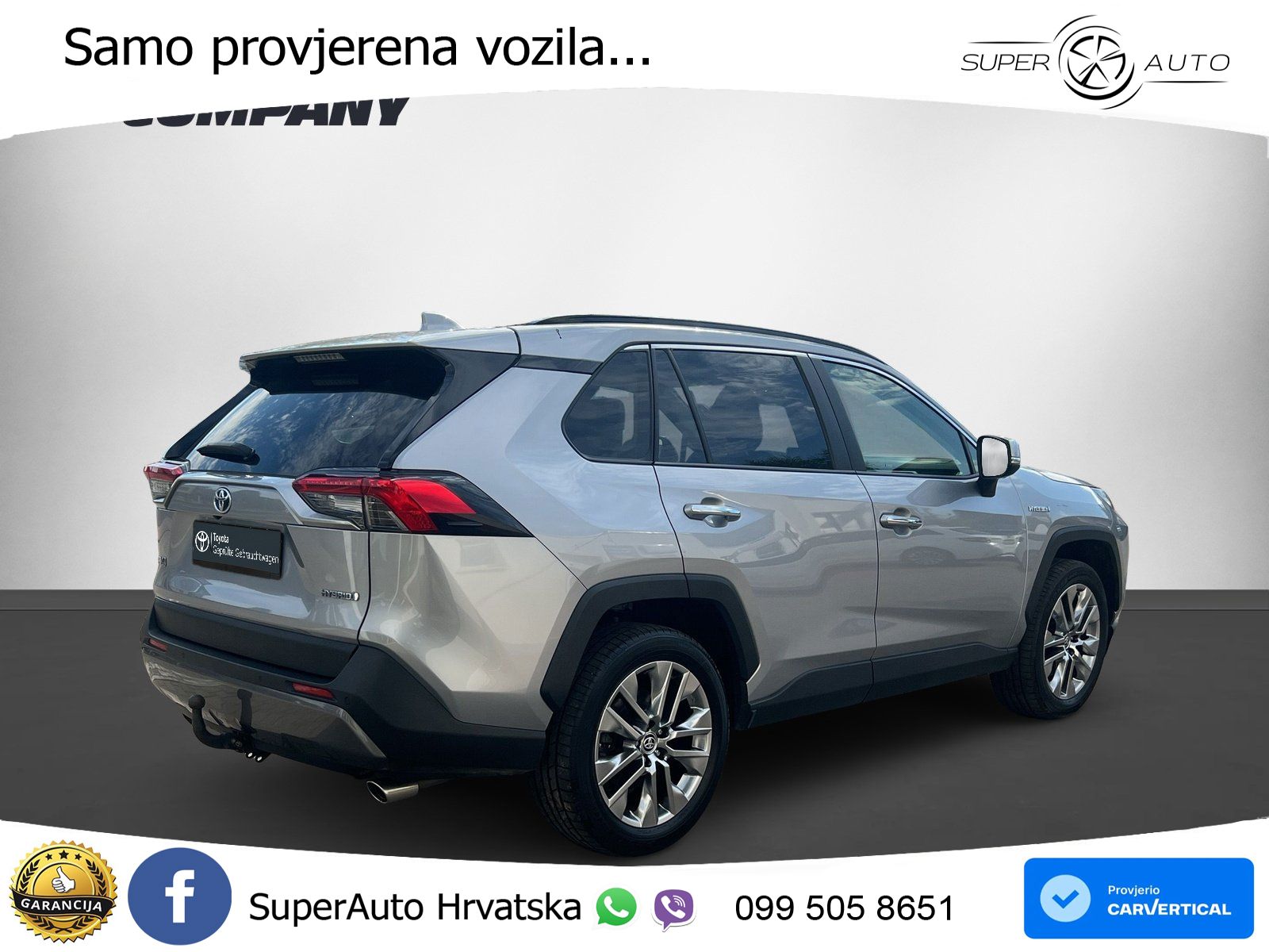 Toyota RAV4 2.5 (222 KS) Hybrid E-Four e-CVT LED+GR SJED+ACC