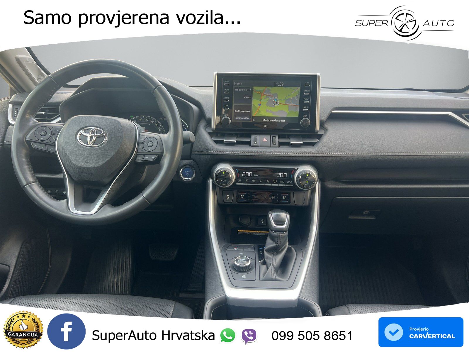 Toyota RAV4 2.5 (222 KS) Hybrid E-Four e-CVT LED+GR SJED+ACC