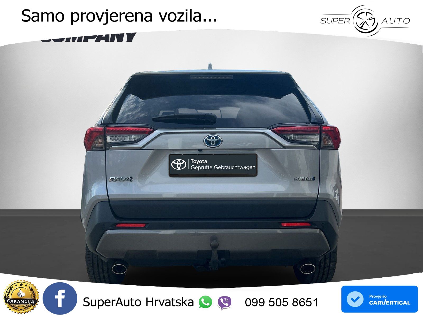 Toyota RAV4 2.5 (222 KS) Hybrid E-Four e-CVT LED+GR SJED+ACC