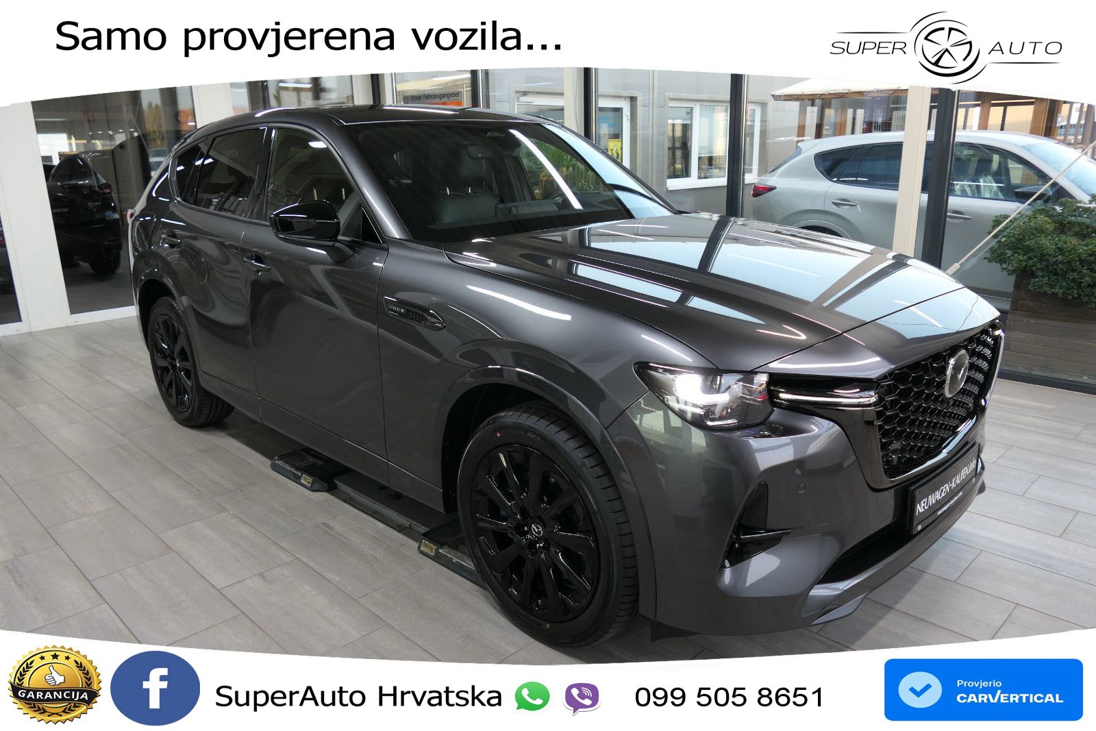 Mazda CX-60 2.5 e-Skyactiv (328 KS) AWD Automatic ACC+HEAD+4xGR SJED+360+PANO