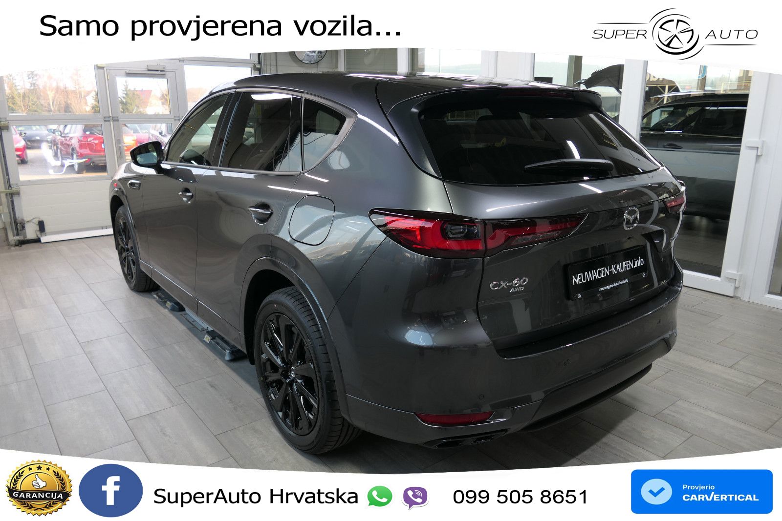 Mazda CX-60 2.5 e-Skyactiv (328 KS) AWD Automatic ACC+HEAD+4xGR SJED+360+PANO