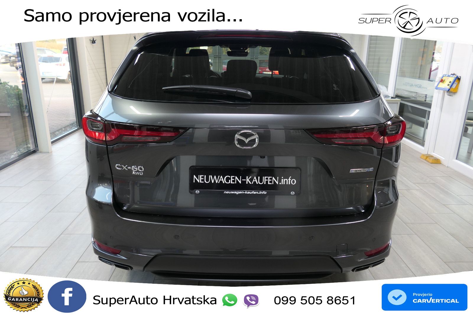 Mazda CX-60 2.5 e-Skyactiv (328 KS) AWD Automatic ACC+HEAD+4xGR SJED+360+PANO