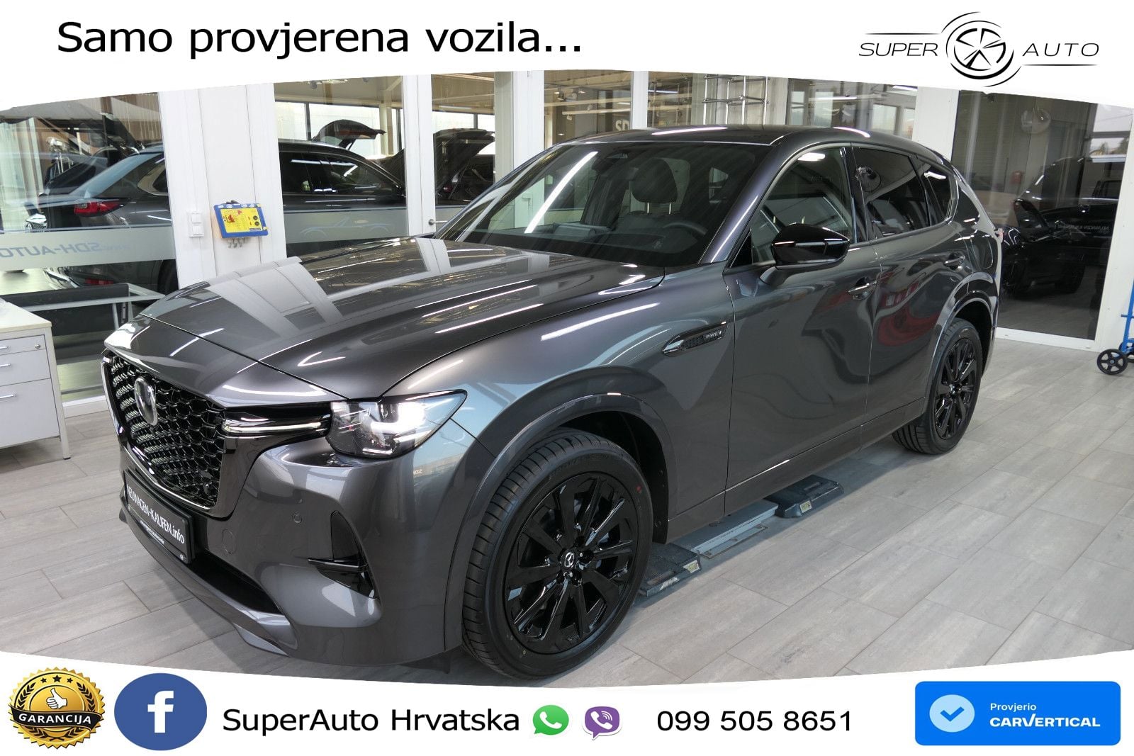 Mazda CX-60 2.5 e-Skyactiv (328 KS) AWD Automatic ACC+HEAD+4xGR SJED+360+PANO