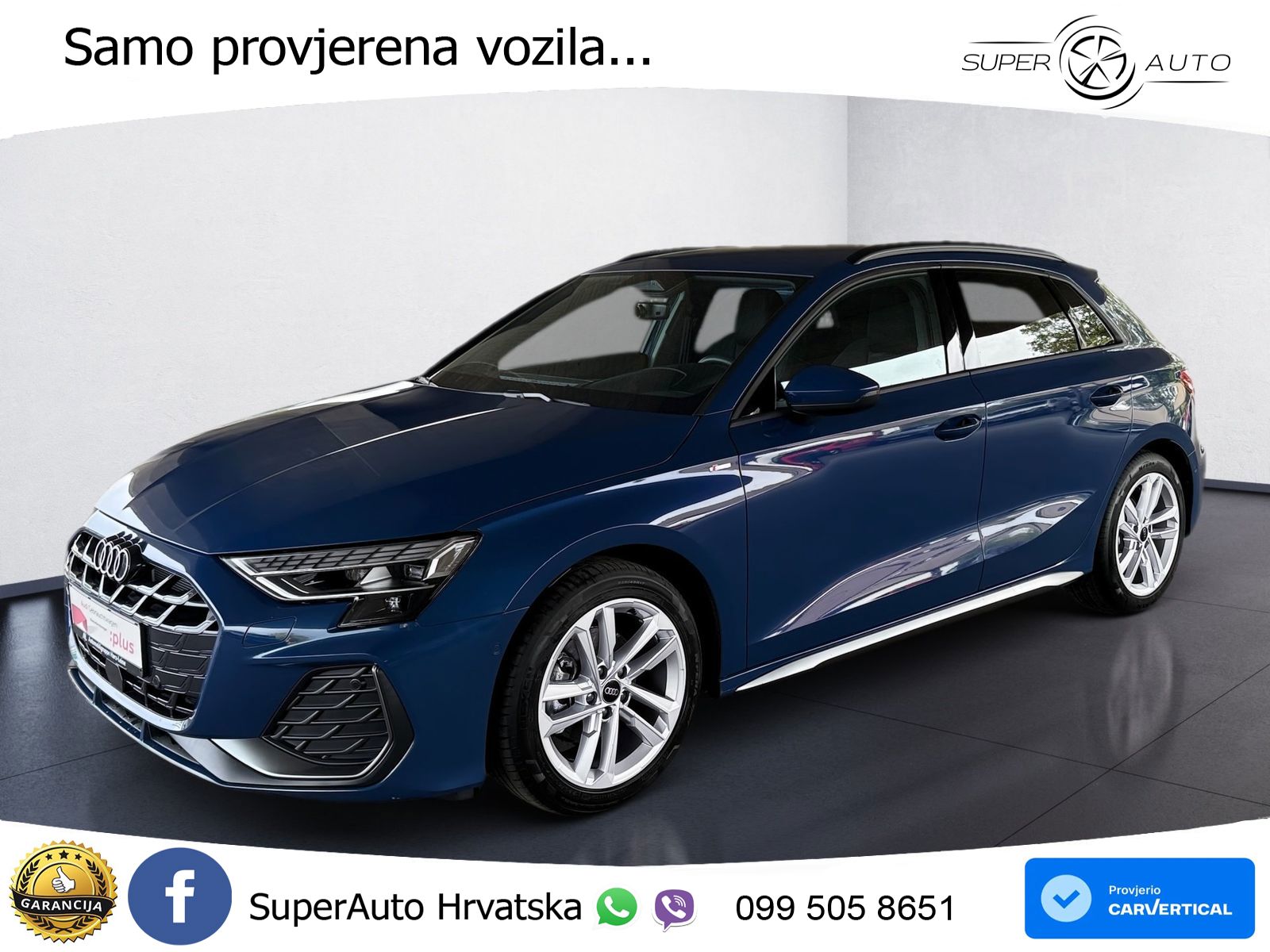 Audi A3 35 TFSI (150 KS) S line LED+GR SJED+ACC