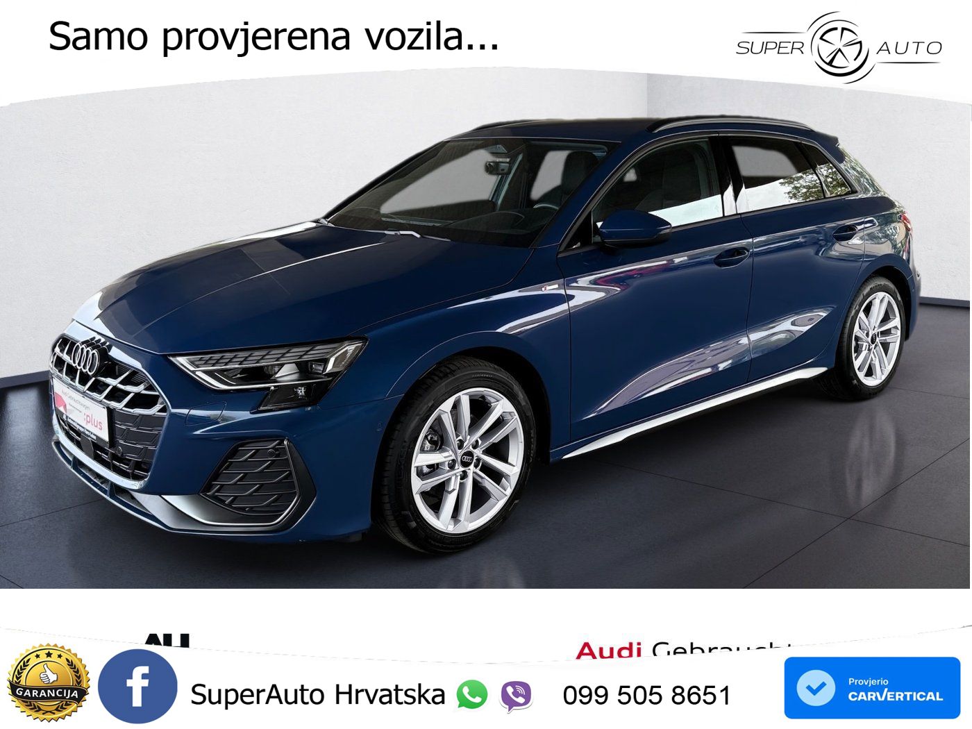 Audi A3 35 TFSI (150 KS) S line LED+GR SJED+ACC