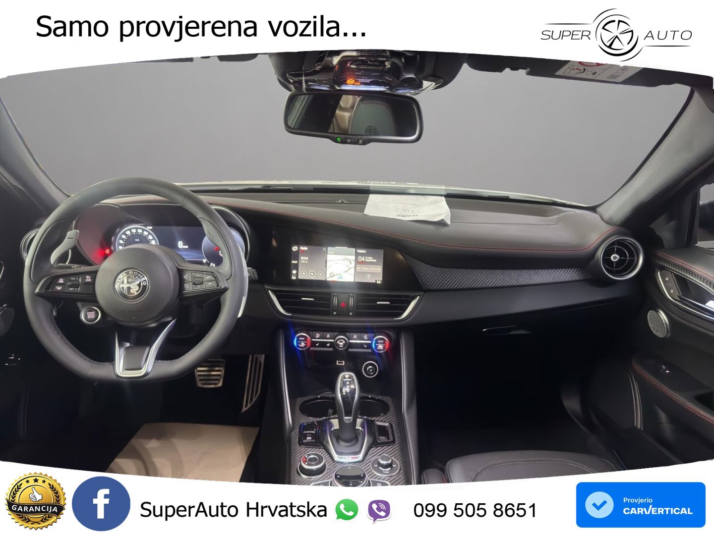 Alfa Romeo Giulia 2.2 MultiJet II (210 KS) Q4 Automatic LED+GR SJED+ACC