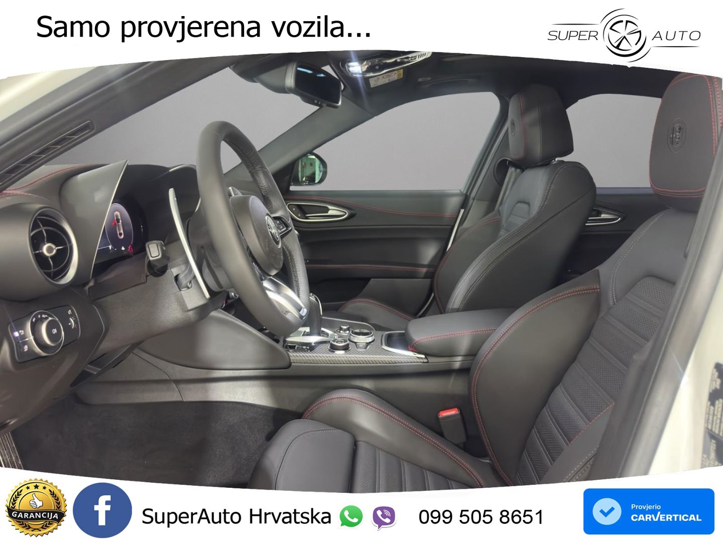 Alfa Romeo Giulia 2.2 MultiJet II (210 KS) Q4 Automatic LED+GR SJED+ACC