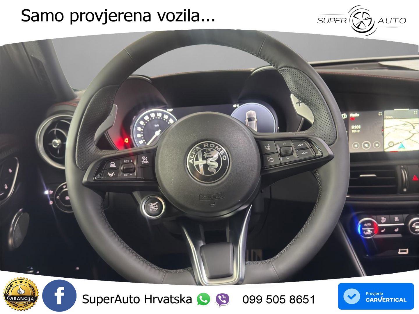 Alfa Romeo Giulia 2.2 MultiJet II (210 KS) Q4 Automatic LED+GR SJED+ACC