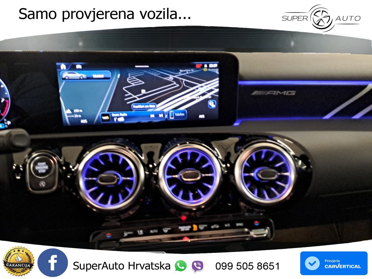 Mercedes-Benz AMG A 45 S 4MATIC+ AMG SPEEDSHIFT DCT 8G ACC+GR SJED+360+PANO