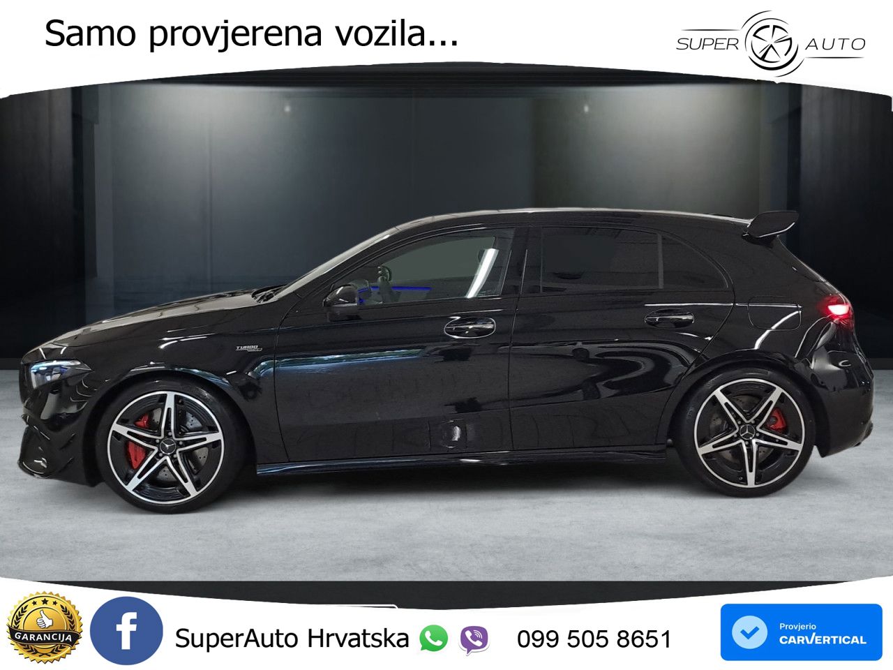 Mercedes-Benz AMG A 45 S 4MATIC+ AMG SPEEDSHIFT DCT 8G ACC+GR SJED+360+PANO