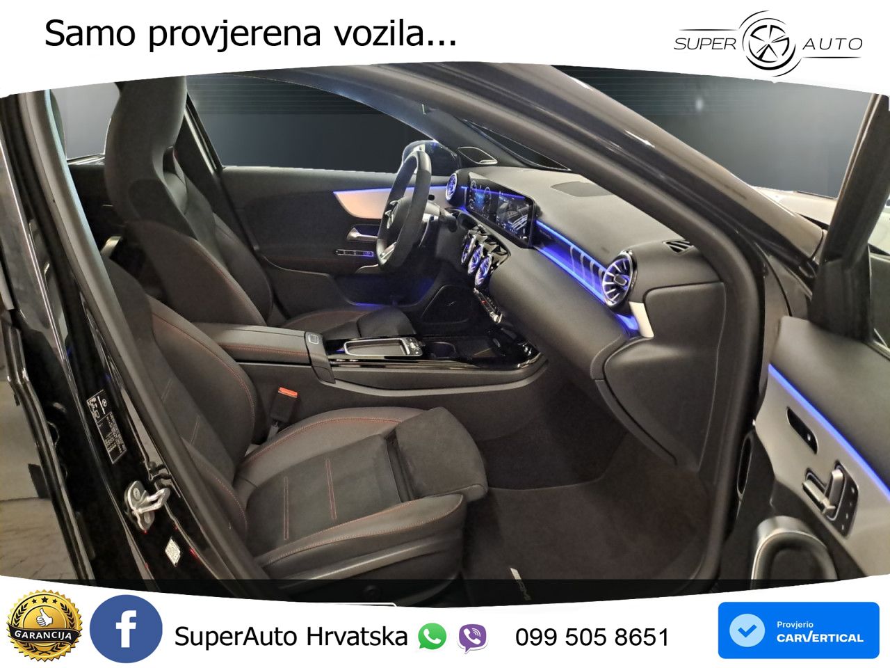 Mercedes-Benz AMG A 45 S 4MATIC+ AMG SPEEDSHIFT DCT 8G ACC+GR SJED+360+PANO