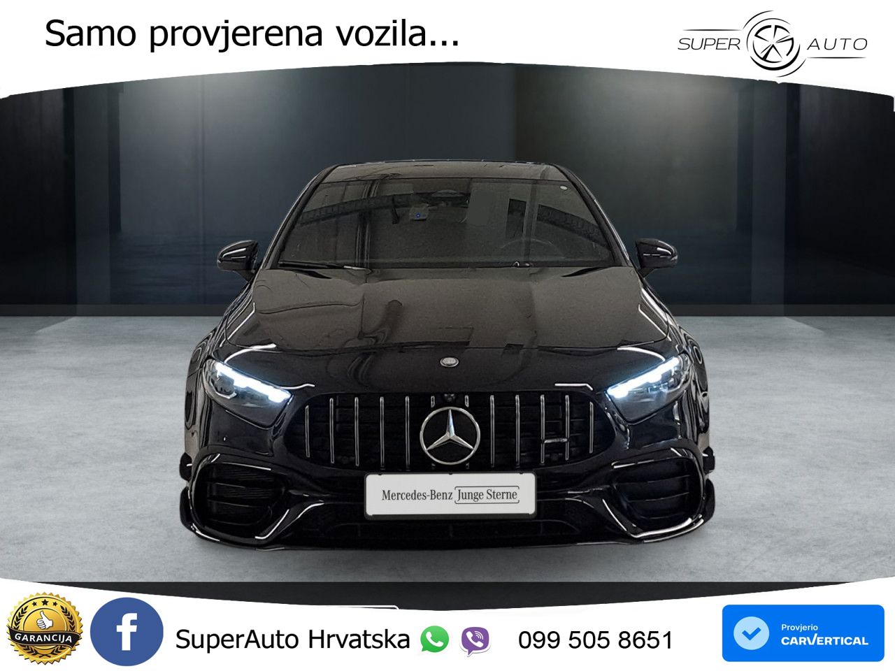 Mercedes-Benz AMG A 45 S 4MATIC+ AMG SPEEDSHIFT DCT 8G ACC+GR SJED+360+PANO