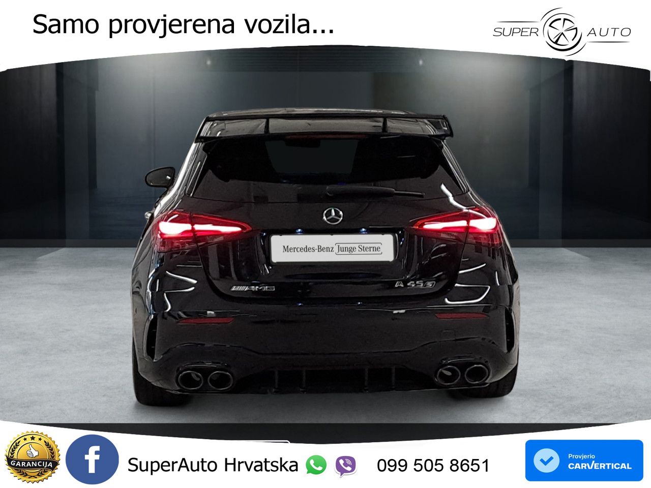 Mercedes-Benz AMG A 45 S 4MATIC+ AMG SPEEDSHIFT DCT 8G ACC+GR SJED+360+PANO