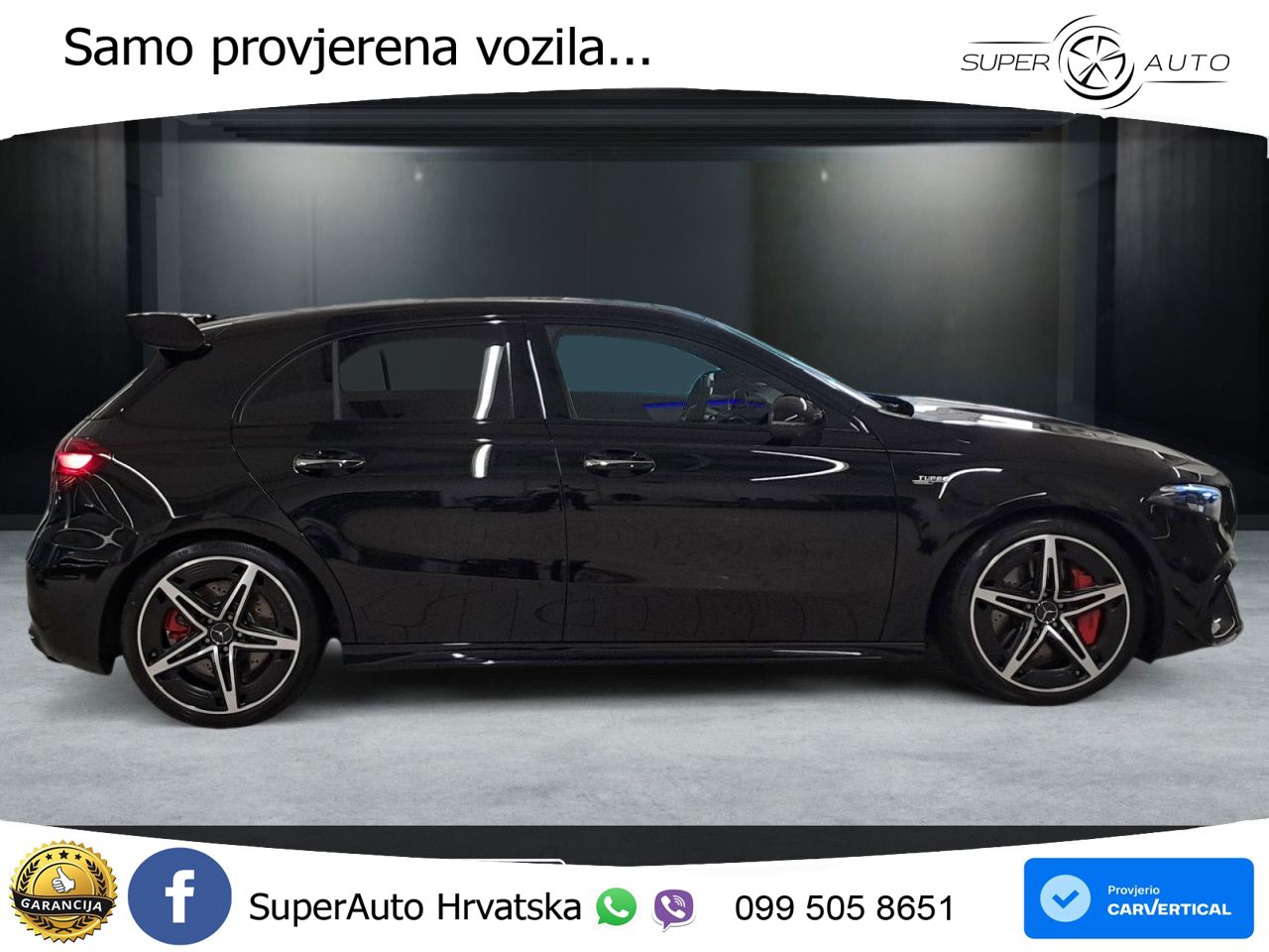 Mercedes-Benz AMG A 45 S 4MATIC+ AMG SPEEDSHIFT DCT 8G ACC+GR SJED+360+PANO