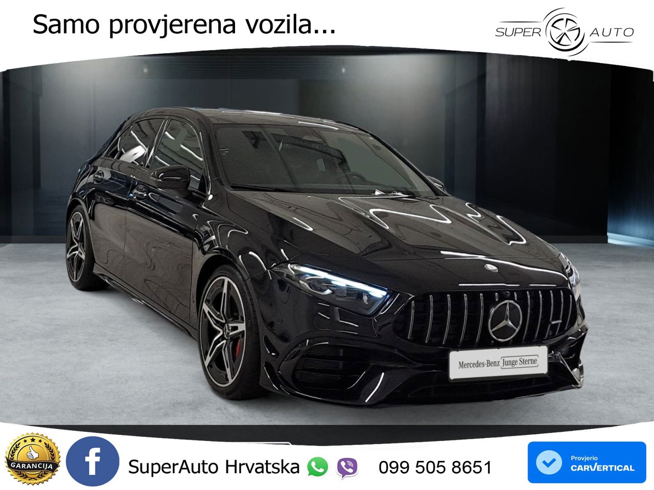 Mercedes-Benz AMG A 45 S 4MATIC+ AMG SPEEDSHIFT DCT 8G ACC+GR SJED+360+PANO