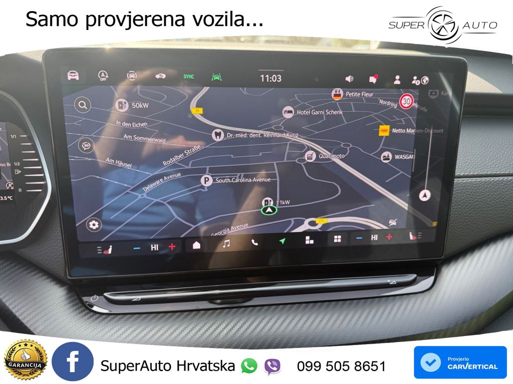 Škoda Octavia Combi 1.5 TSI (150 KS) DSG SportLine LED+GR SJED+ACC