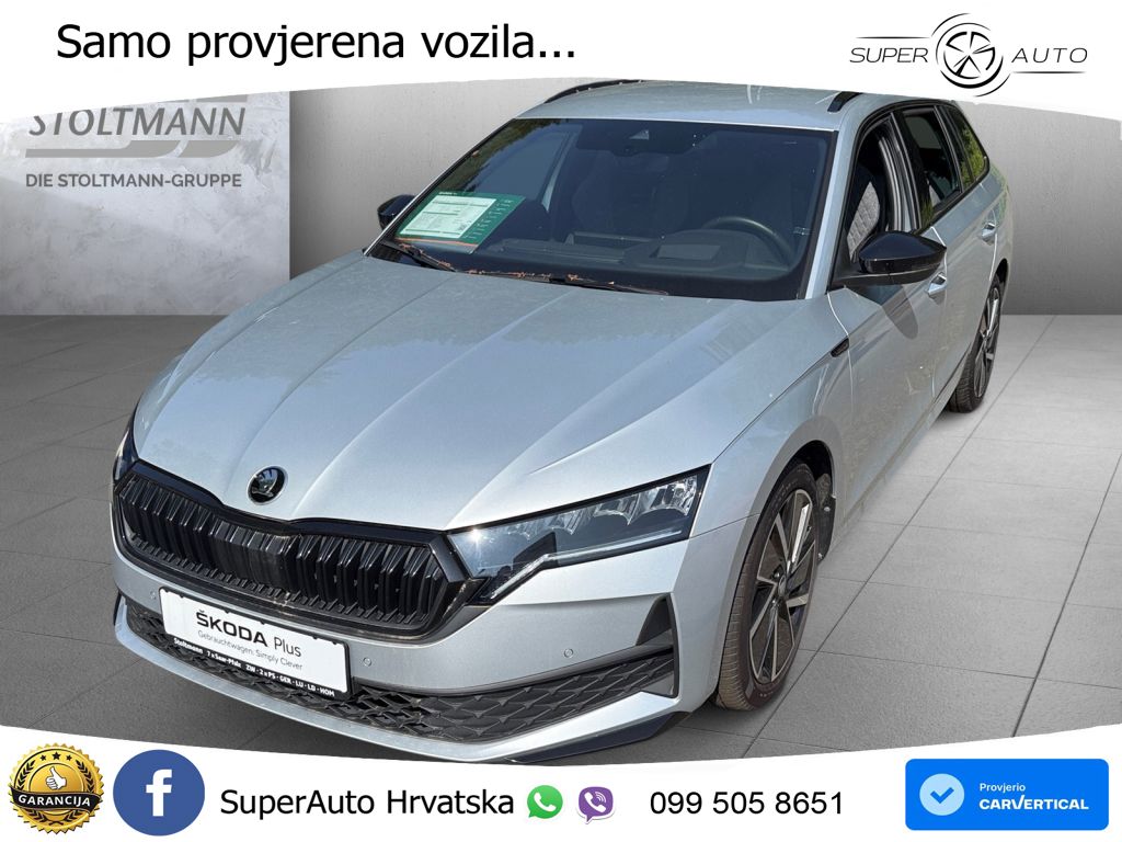 Škoda Octavia Combi 1.5 TSI (150 KS) DSG SportLine LED+GR SJED+ACC