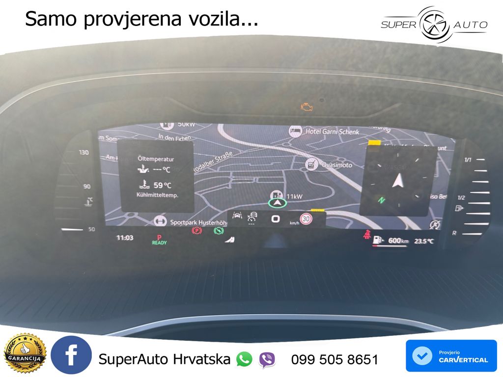 Škoda Octavia Combi 1.5 TSI (150 KS) DSG SportLine LED+GR SJED+ACC