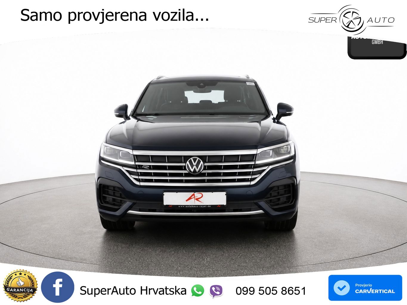 Volkswagen Touareg 3.0 V6 TDI (286 KS) 4MOTION Tiptronic R-Line ZRAČNI+ACC+GR SJED+KAM+PANO