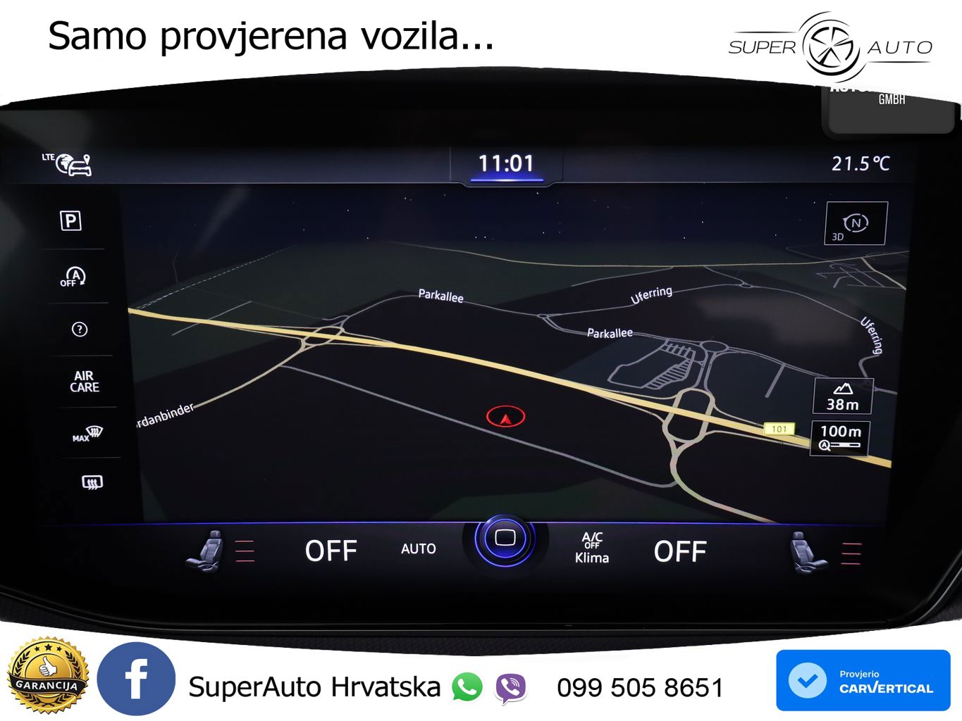 Volkswagen Touareg 3.0 V6 TDI (286 KS) 4MOTION Tiptronic R-Line ZRAČNI+ACC+GR SJED+KAM+PANO