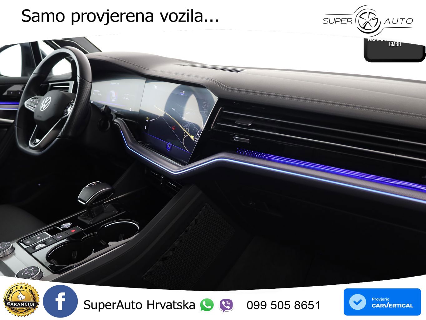 Volkswagen Touareg 3.0 V6 TDI (286 KS) 4MOTION Tiptronic R-Line ZRAČNI+ACC+GR SJED+KAM+PANO