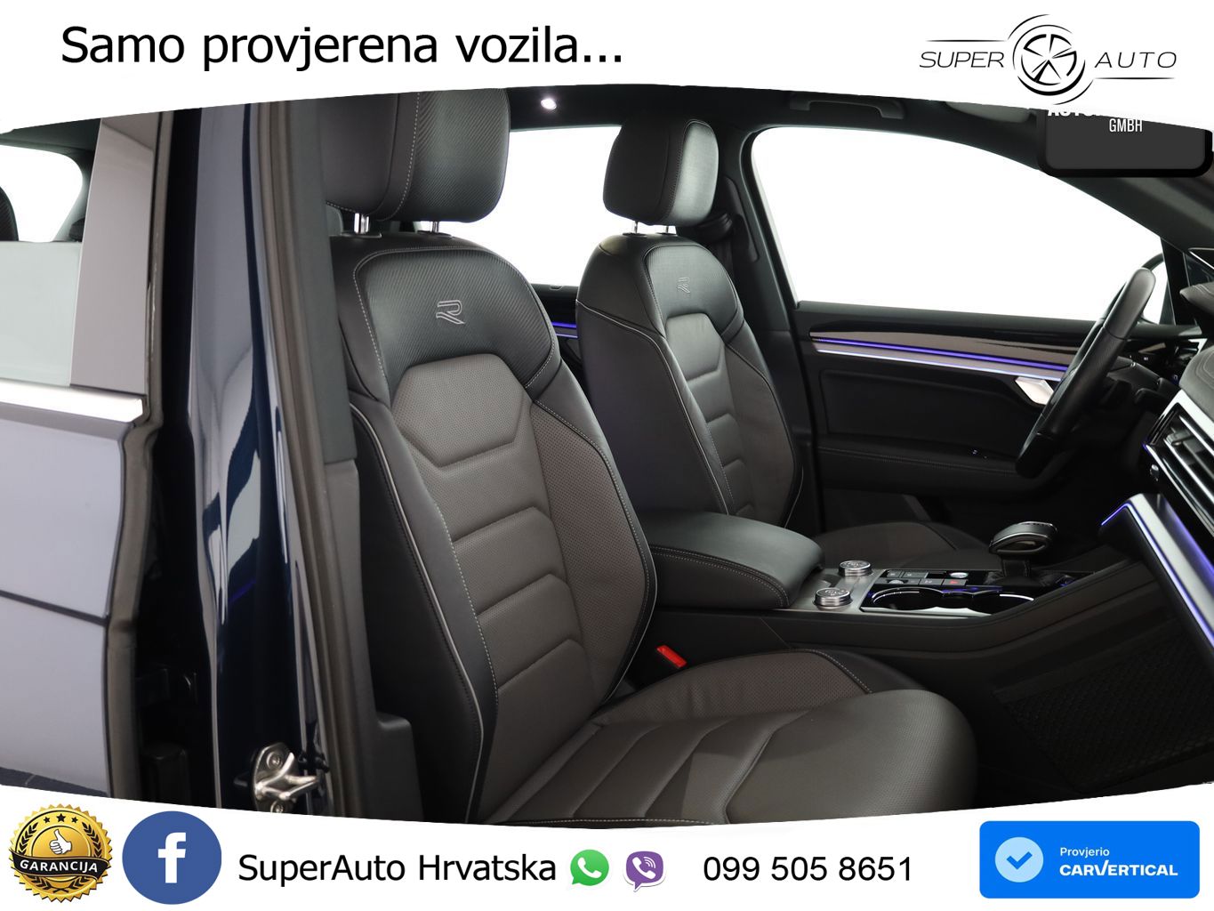 Volkswagen Touareg 3.0 V6 TDI (286 KS) 4MOTION Tiptronic R-Line ZRAČNI+ACC+GR SJED+KAM+PANO
