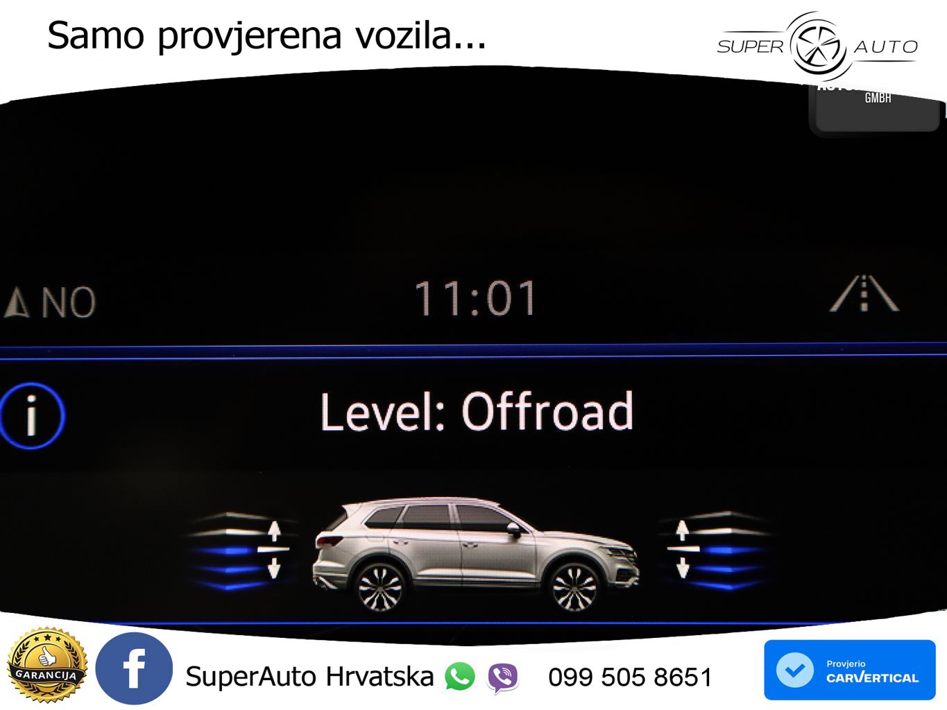 Volkswagen Touareg 3.0 V6 TDI (286 KS) 4MOTION Tiptronic R-Line ZRAČNI+ACC+GR SJED+KAM+PANO