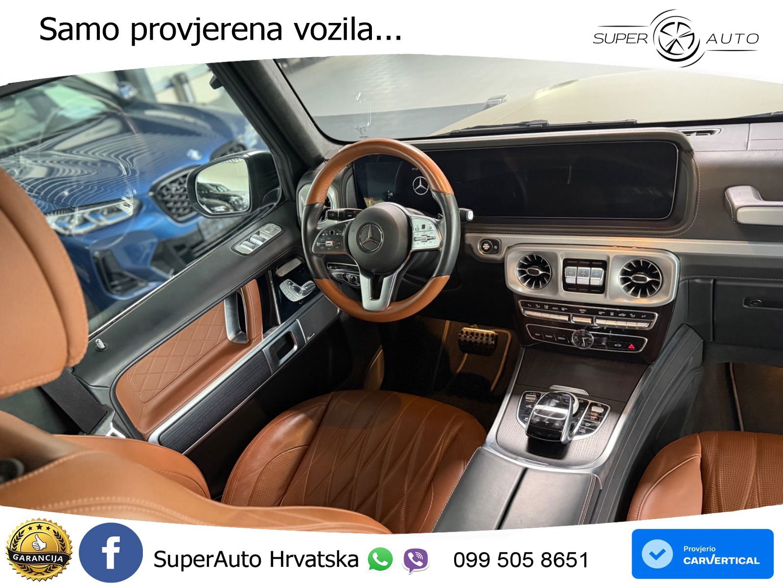 Mercedes G 500 Long V8 (422 KS) 4MATIC 9G-TRONIC AMG ACC+GR SJED+360+PANO
