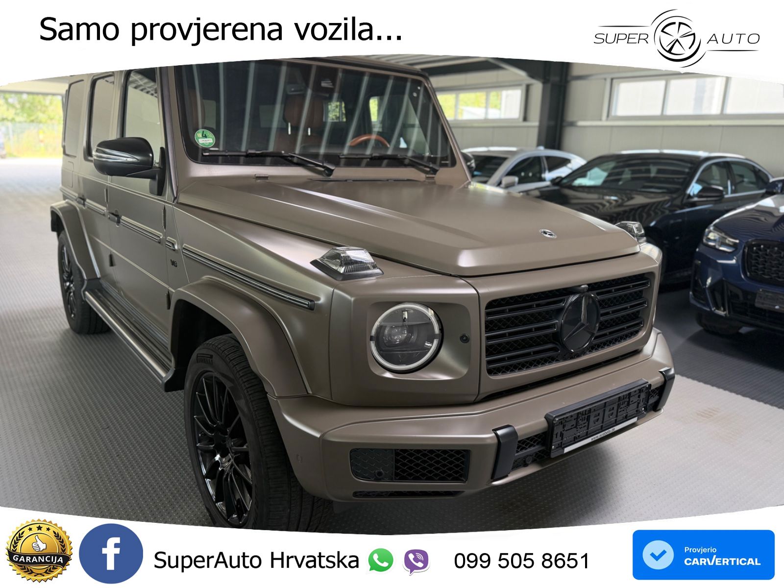 Mercedes G 500 Long V8 (422 KS) 4MATIC 9G-TRONIC AMG ACC+GR SJED+360+PANO