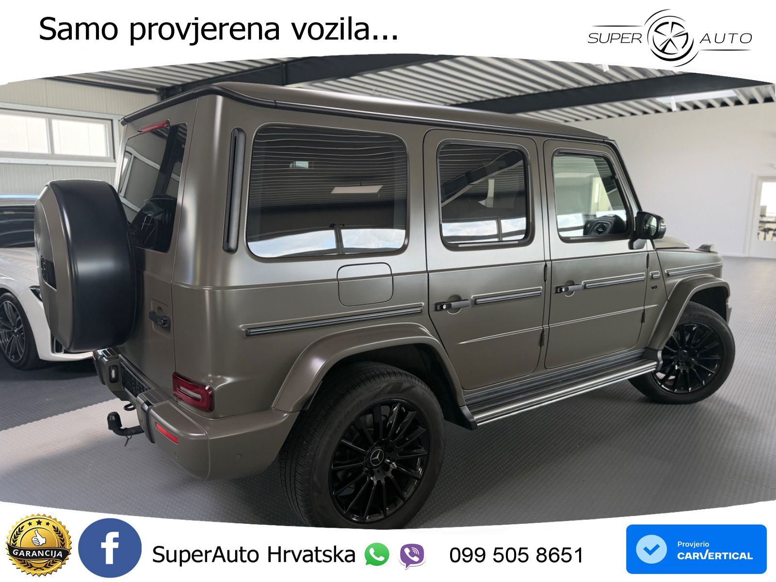 Mercedes G 500 Long V8 (422 KS) 4MATIC 9G-TRONIC AMG ACC+GR SJED+360+PANO