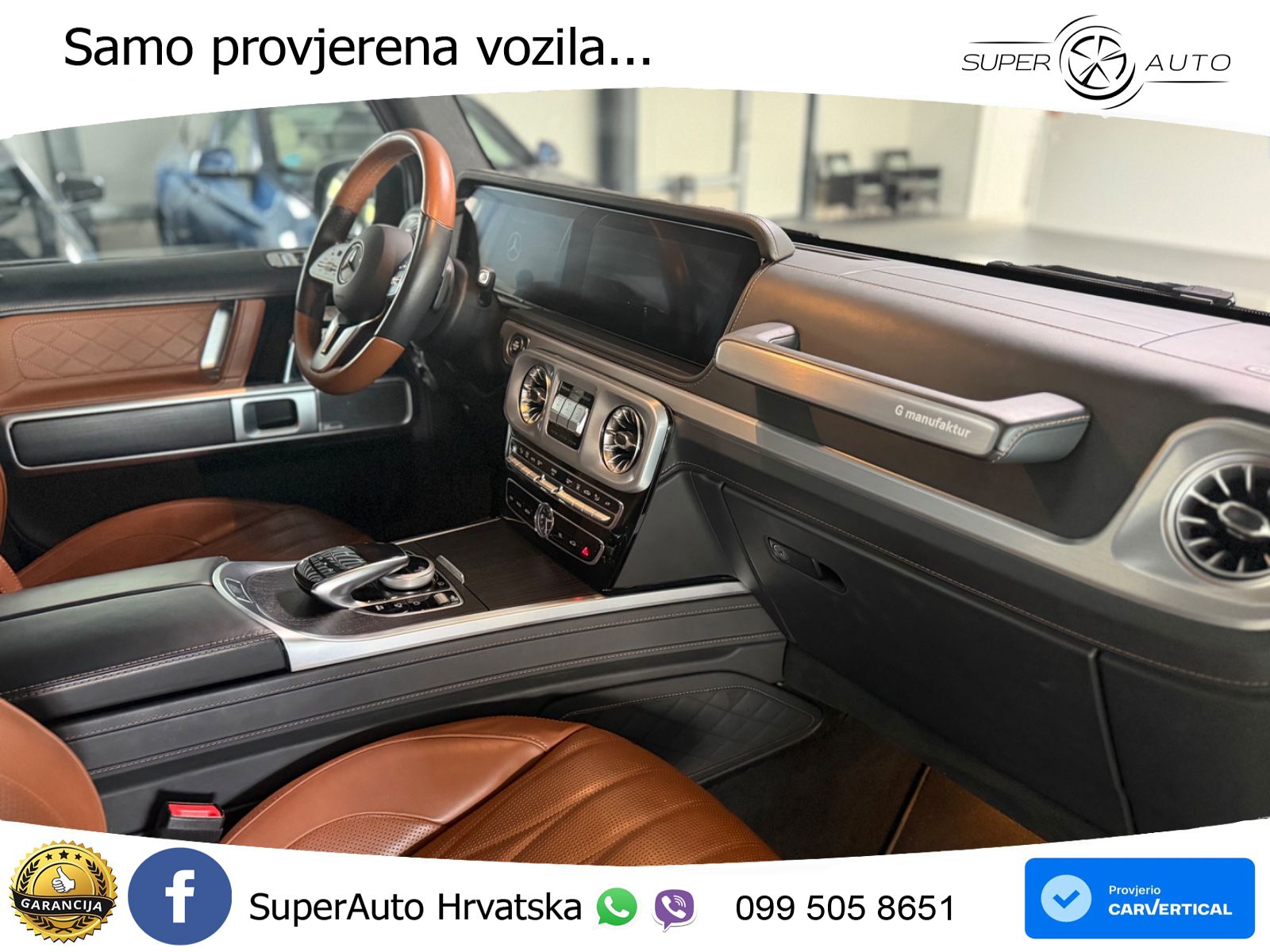 Mercedes G 500 Long V8 (422 KS) 4MATIC 9G-TRONIC AMG ACC+GR SJED+360+PANO