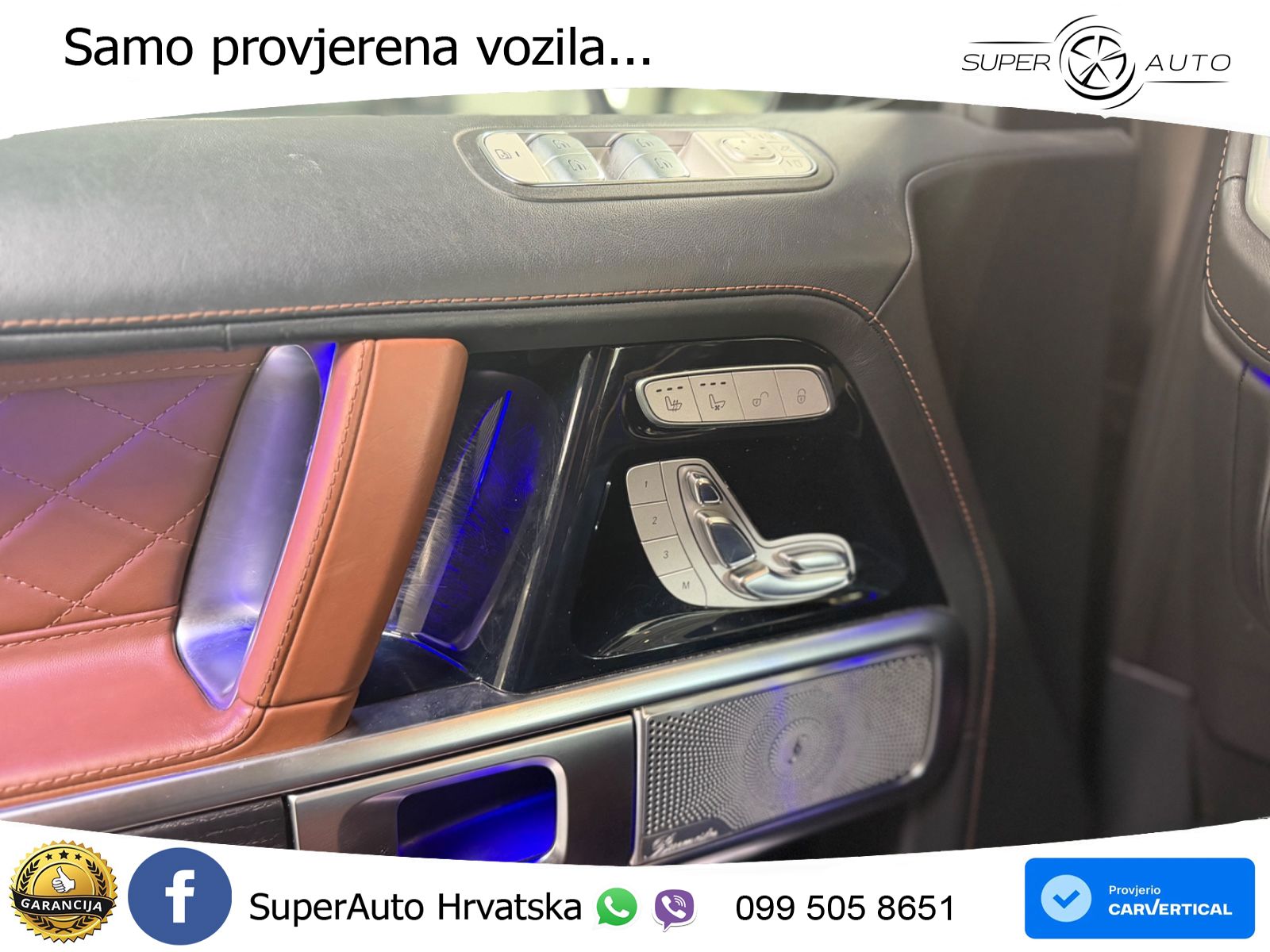 Mercedes G 500 Long V8 (422 KS) 4MATIC 9G-TRONIC AMG ACC+GR SJED+360+PANO