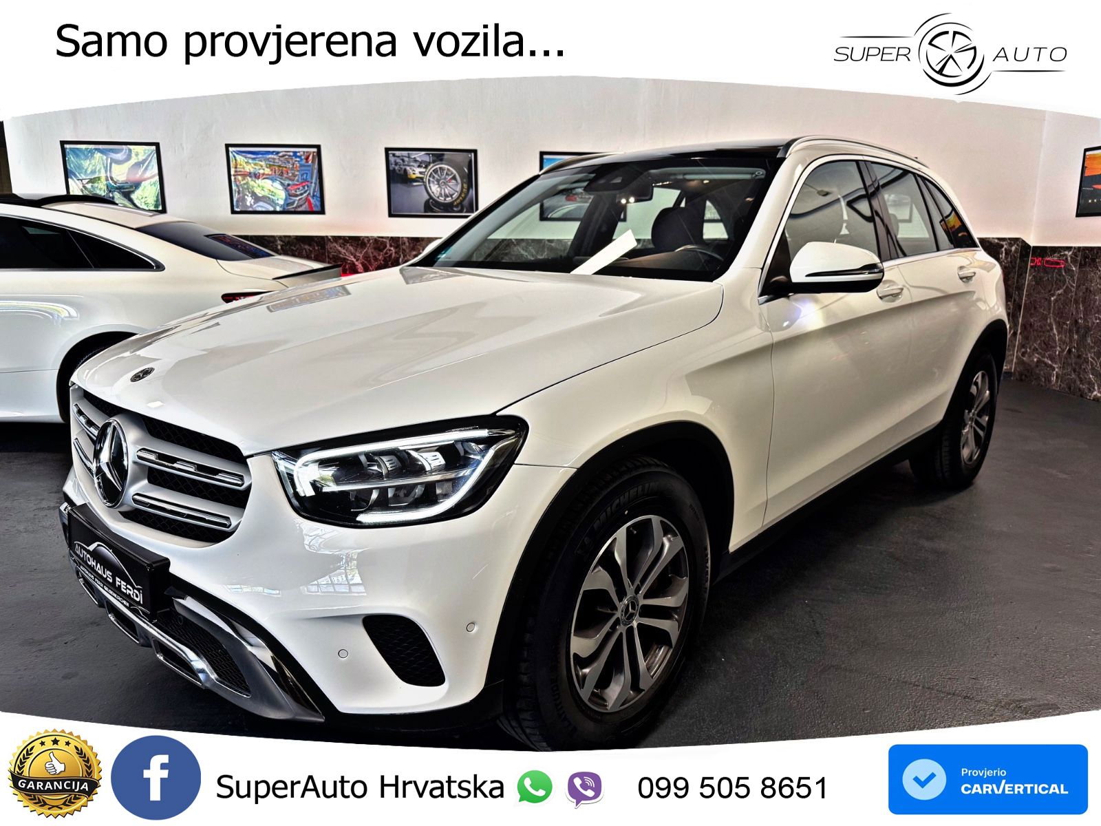 Mercedes GLC 220d (194 KS) 4MATIC G-TRONIC LED+GR SJED+ACC
