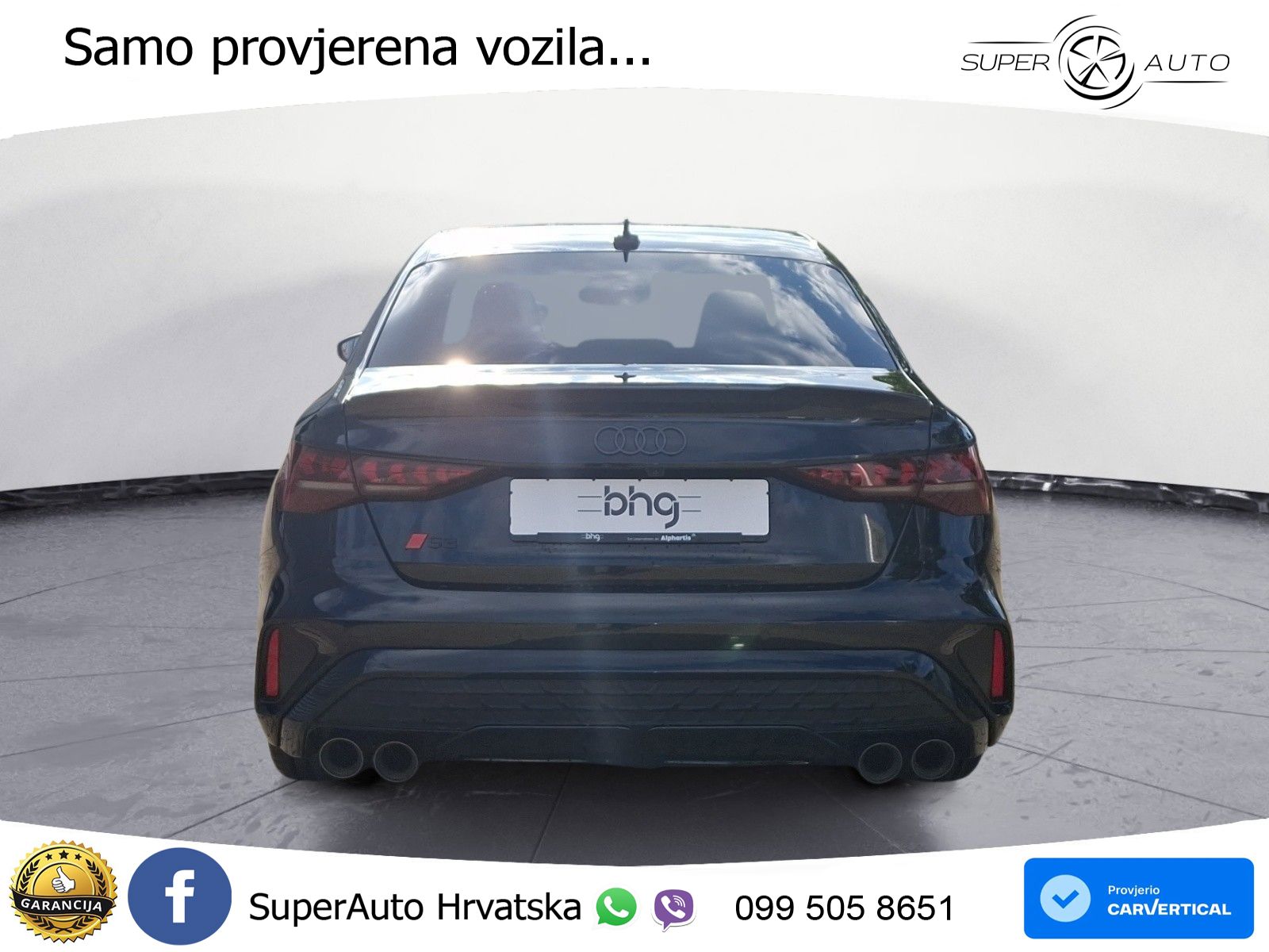 Audi S3 Limuzina 2.0 TFSI (333 KS) quattro S tronic MATRIX+GR SJED+KAM