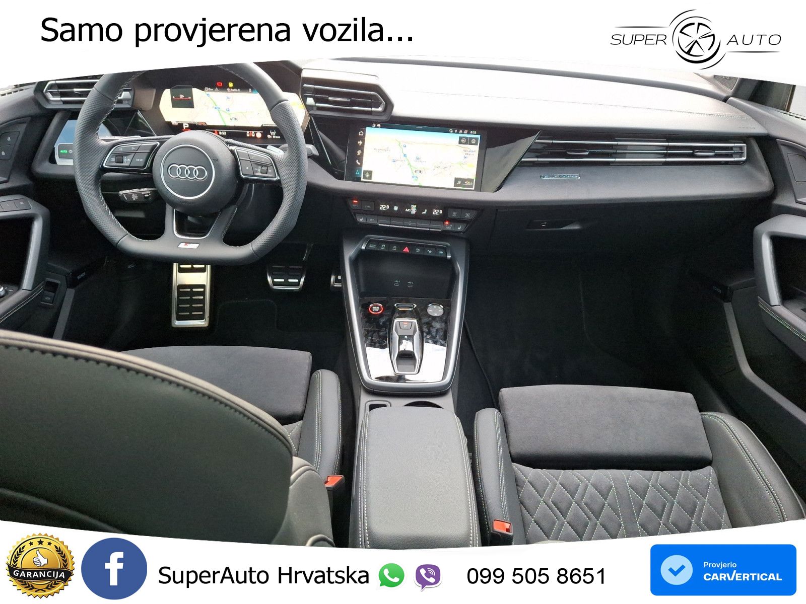 Audi S3 Limuzina 2.0 TFSI (333 KS) quattro S tronic MATRIX+GR SJED+KAM