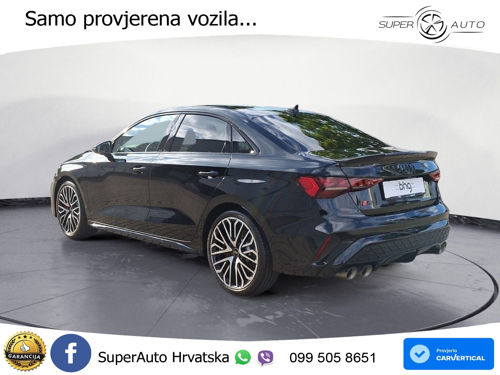 Audi S3 Limuzina 2.0 TFSI (333 KS) quattro S tronic MATRIX+GR SJED+KAM