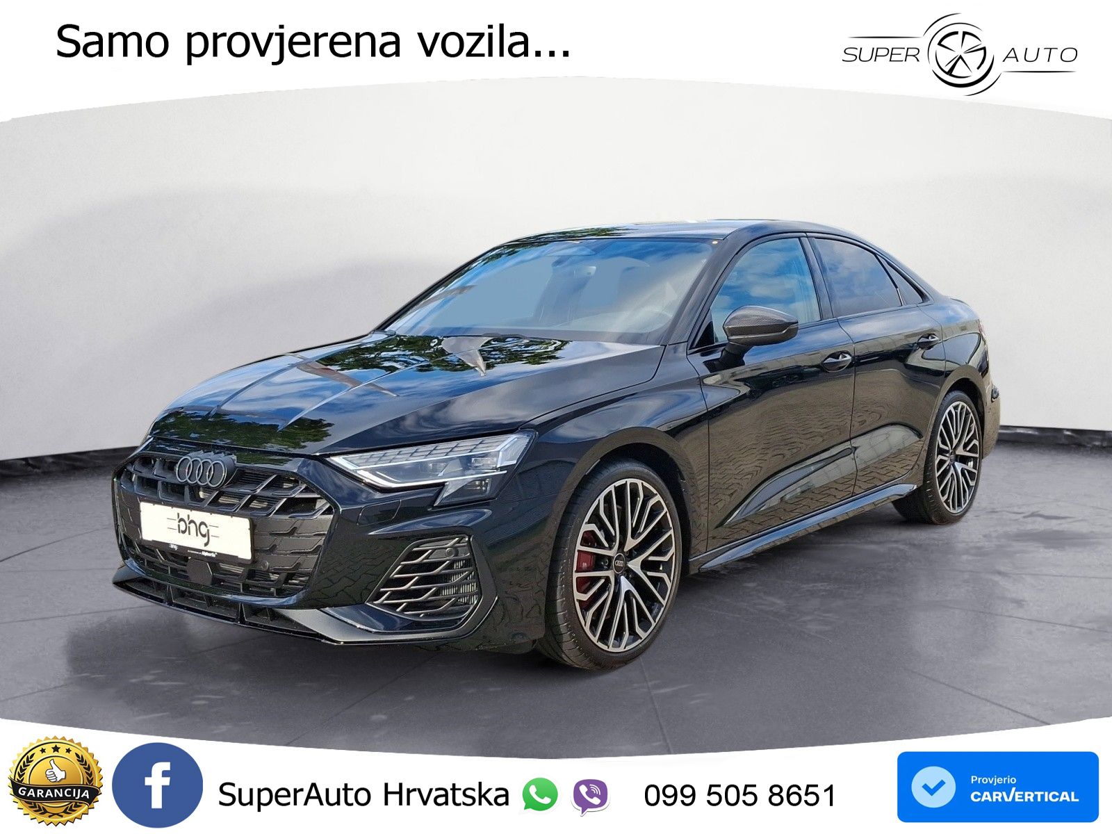 Audi S3 Limuzina 2.0 TFSI (333 KS) quattro S tronic MATRIX+GR SJED+KAM