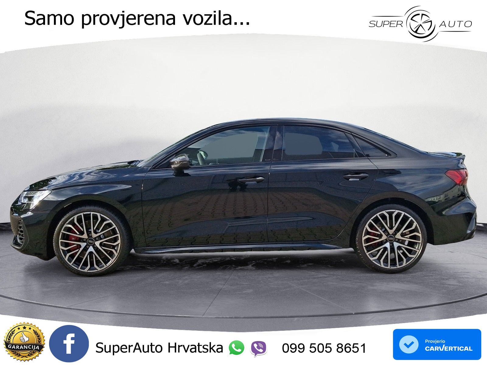 Audi S3 Limuzina 2.0 TFSI (333 KS) quattro S tronic MATRIX+GR SJED+KAM