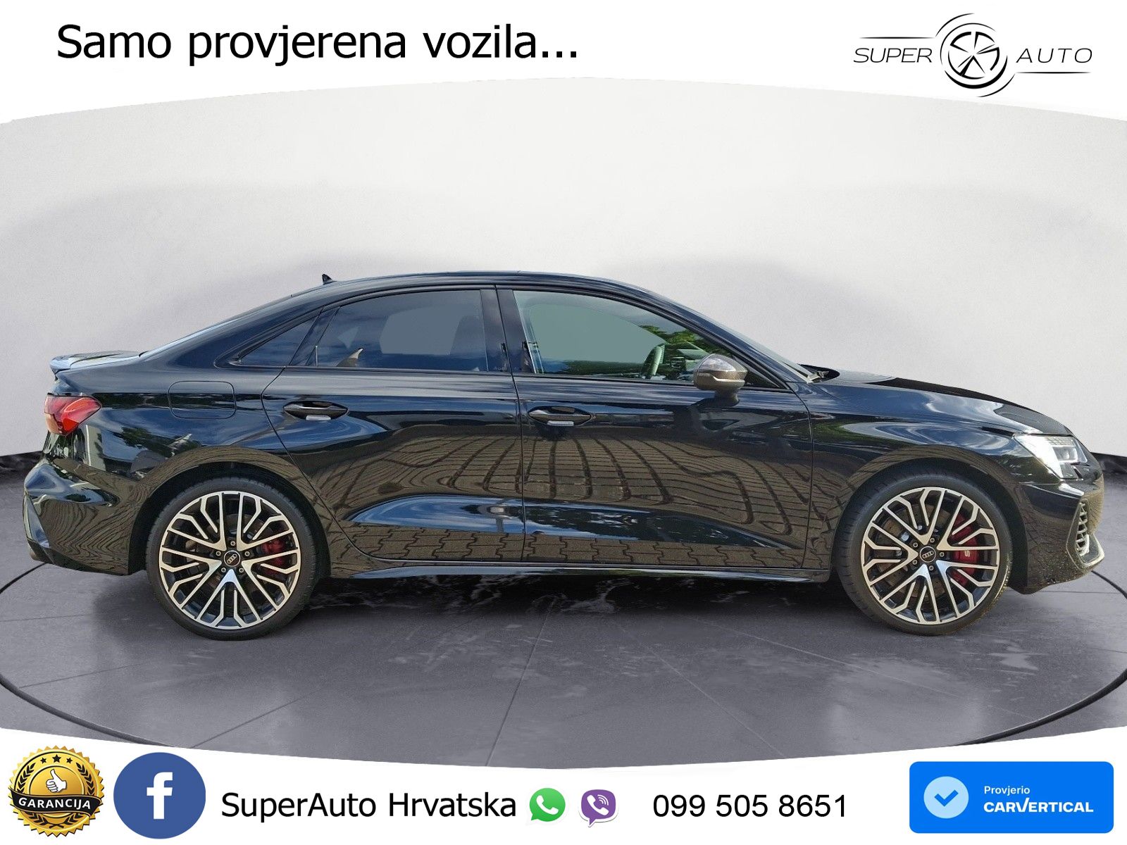 Audi S3 Limuzina 2.0 TFSI (333 KS) quattro S tronic MATRIX+GR SJED+KAM